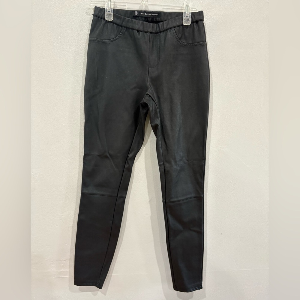 W118 by Walter Baker Black Faux Leather Pants